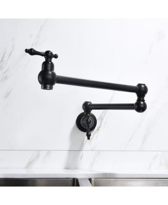 Folding Pot Filler Faucet Wall Mount for Space-Saving Convenience in the Kitchen