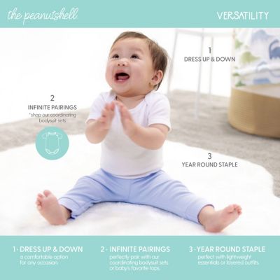 Baby Boys Pants, 5-Pack Basics