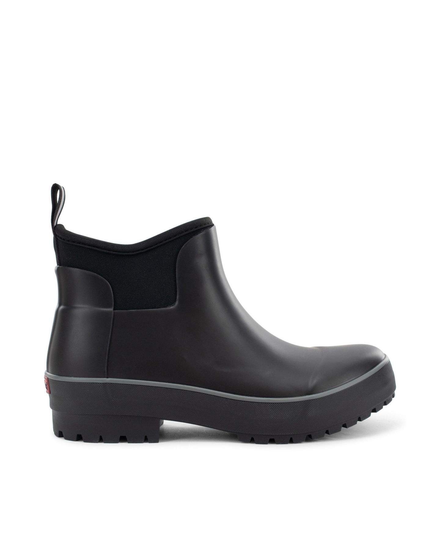 Женские ботинки Chooka Everyday Neoprene Ankle Rain Boot, цвет: Чёрный — фото 1