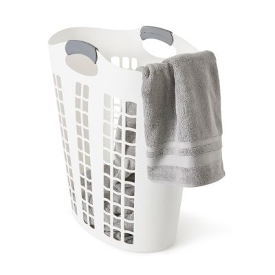 Easy Carry Flex Hamper, Ventilated Laundry Basket with Handles