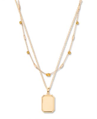 brook york Willow Birthstone Layering Necklace - November 141$