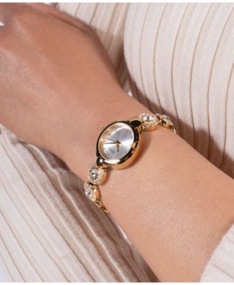 Women's Analog Gold Tone Stainless Steel Watch, 26 mm