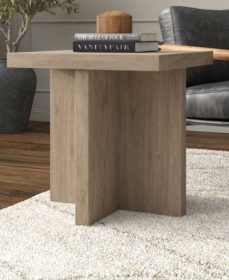 22" Elna Wide Square Side Table