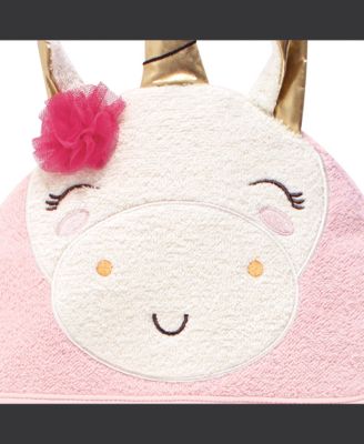 Cute Absorbent Cotton Animal Face Hooded Towel