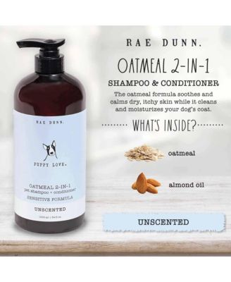 "Puppy Love." Oatmeal 2-IN-1 Pet Shampoo and Conditioner