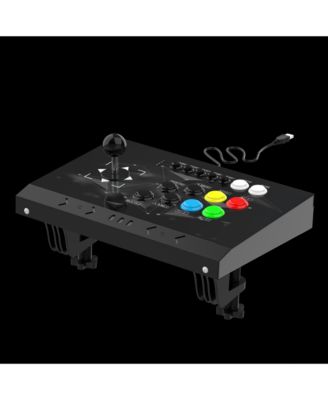 Arcade Stick, Fight Stick with Octagonal Gate - Fight Sticks PC Ultra Moddable - Arcade Fight Sticks Controller - Customize Buttons and Joystick, Suitable for PC / Raspberry Pi / PS3 / Switch / NEO GEO Mini