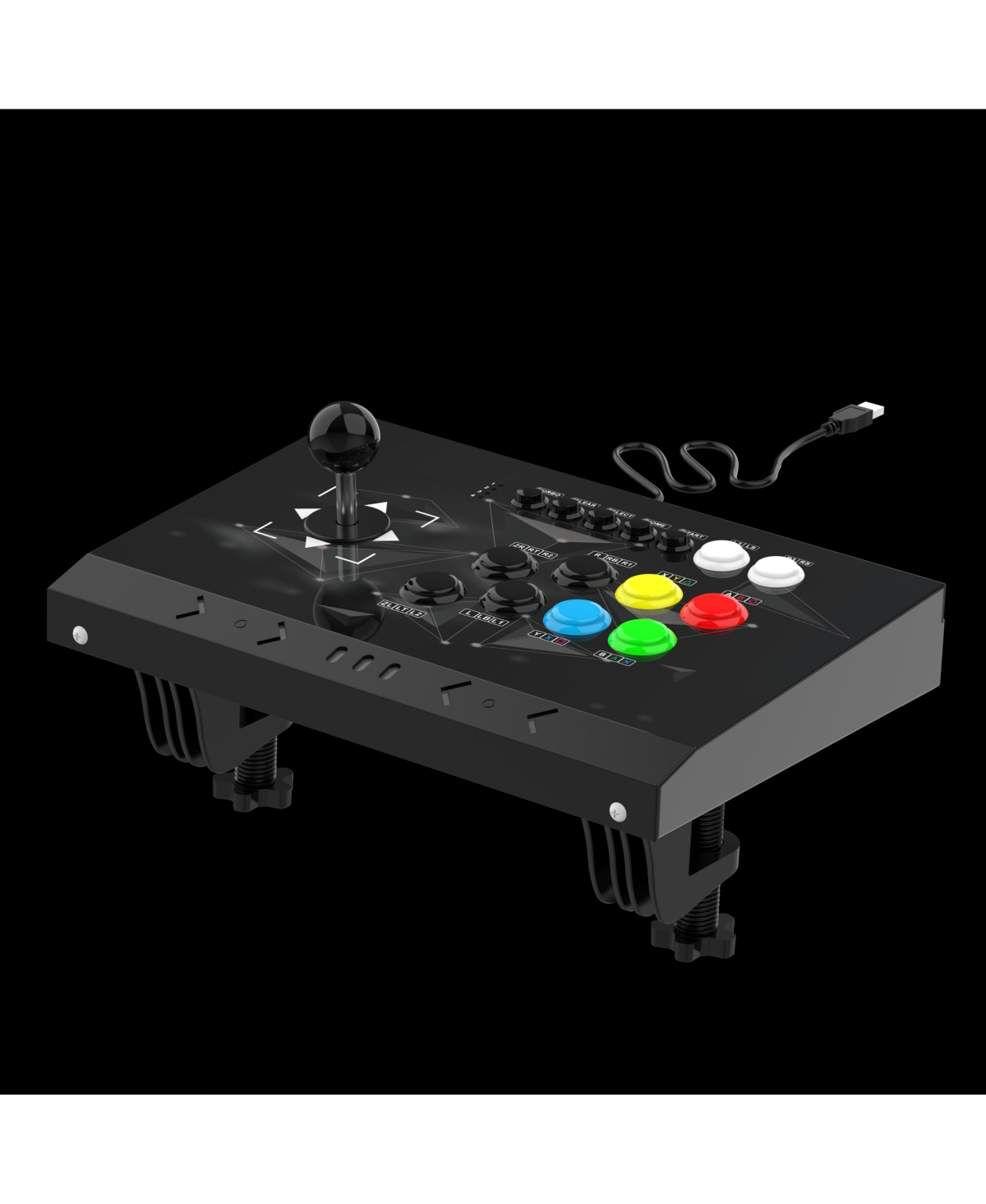 Doyo Arcade Stick, Fight Stick with Octagonal Gate - Fight Sticks Pc Ultra Moddable - Arcade Fight Sticks Controller - Customize Buttons and Joystick