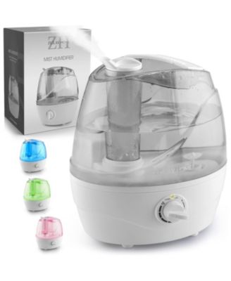 0.66-Gallon, 2.5 Liter Cool Mist Ultrasonic Humidifier for Home