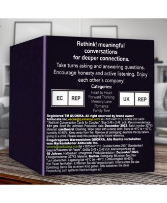 Know Me Better Conversation Cards for Couples Game for Married