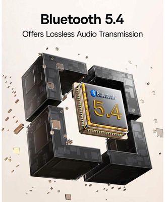 Wireless Headphones Noise Cancelling Over-Ear Bluetooth Headphones H1s, White