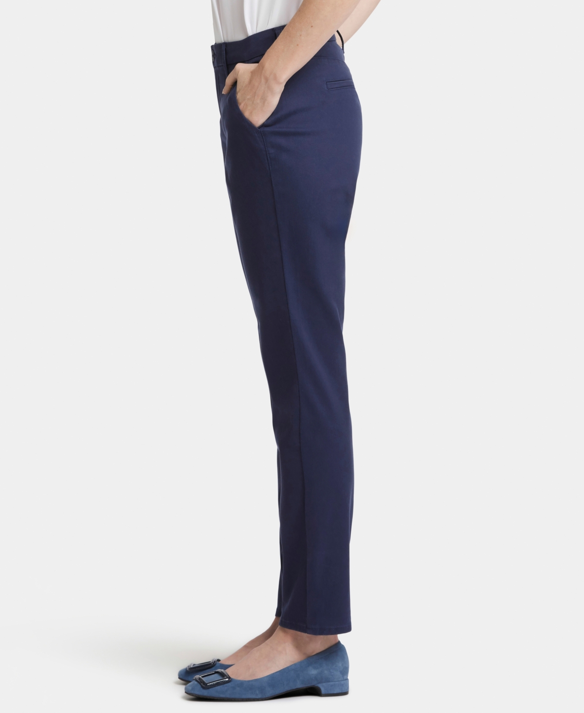 Nydj Sheri Slim Stretch Twill Pants In Starless Sky