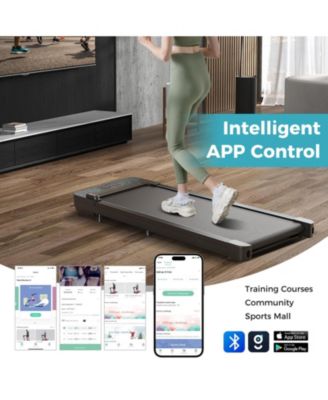 Walking Pad with 300 lbs Weight Capacity and Remote Control for Home