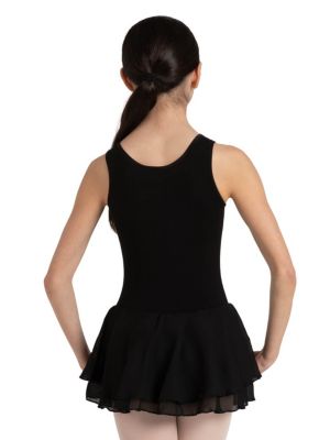 Girls Double Layer Skirt Tank Dress