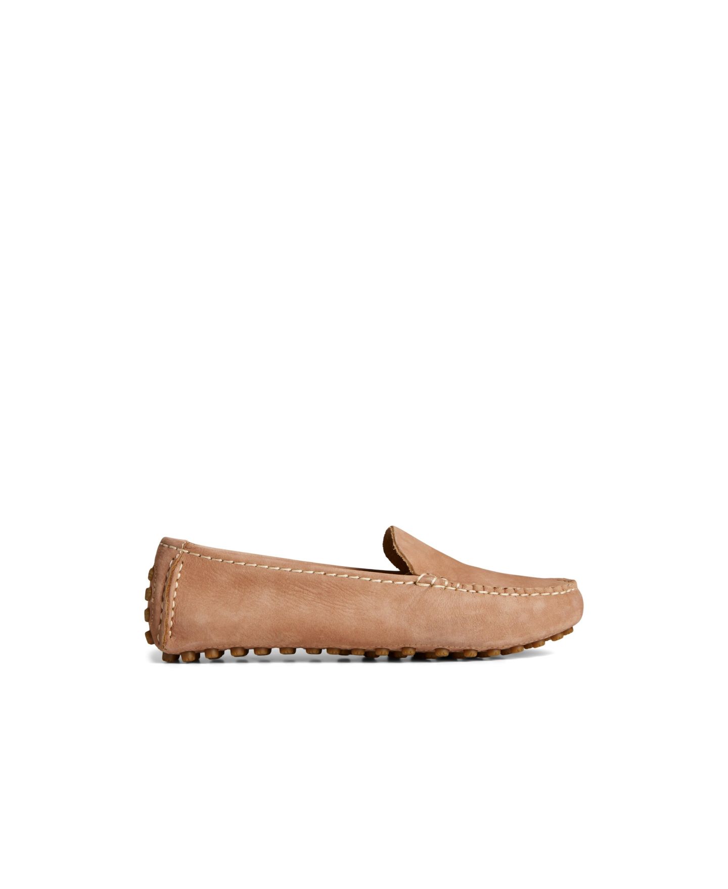 Женские балетки Sperry Port Driver с круглым носом, цвет: Серебряный — фото 8