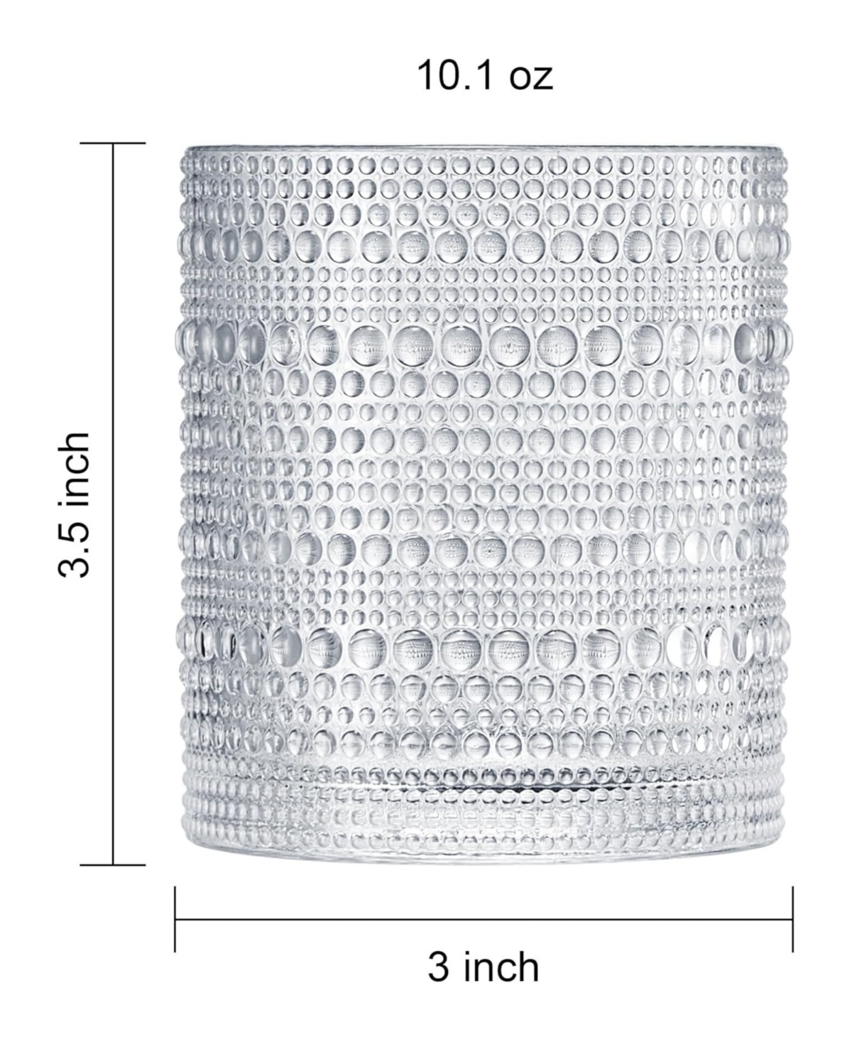 The Wine Savant Classic Drinking Glasses, Set Of 4 In Clear