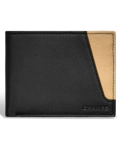 CHAMPS Men's Iconic Collection Leather Bi-Fold Wallet
