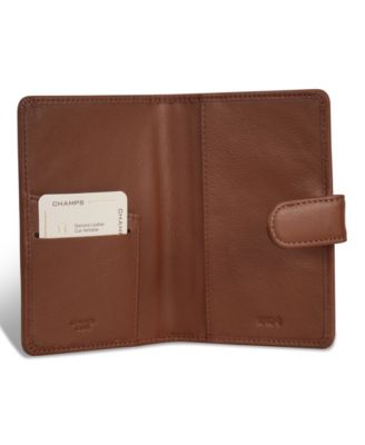 Men's Onyx Collection Leather Passport Case