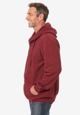 Tall Fleece Zip-Front Hoodie