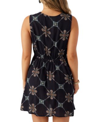 Juniors' Madison V-Neck Mini Dress