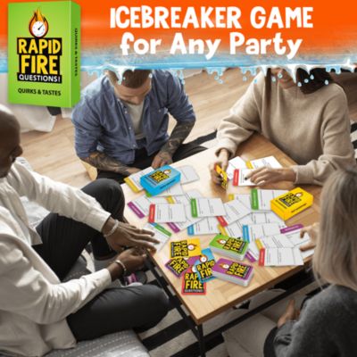 Family Conversation Cards - Engaging Icebreaker Game for Kids and Adults