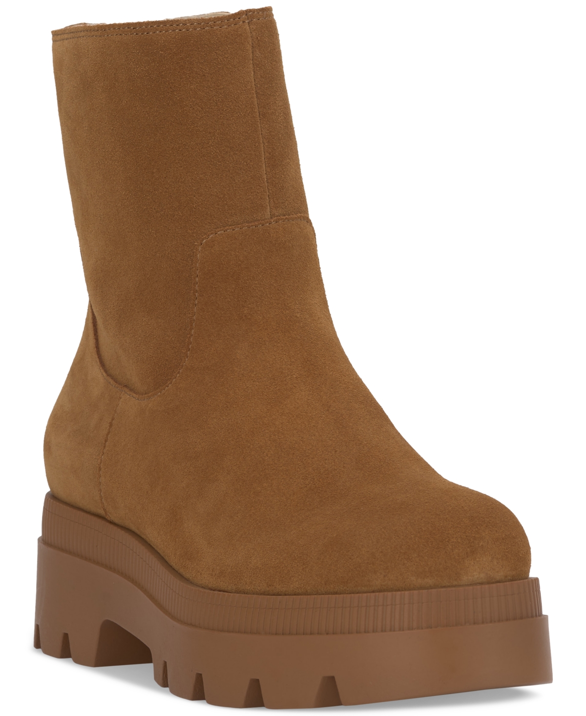 Jessica Simpson Women's Ulalie Lug Sole Booties In Tuscan Tan Suede
