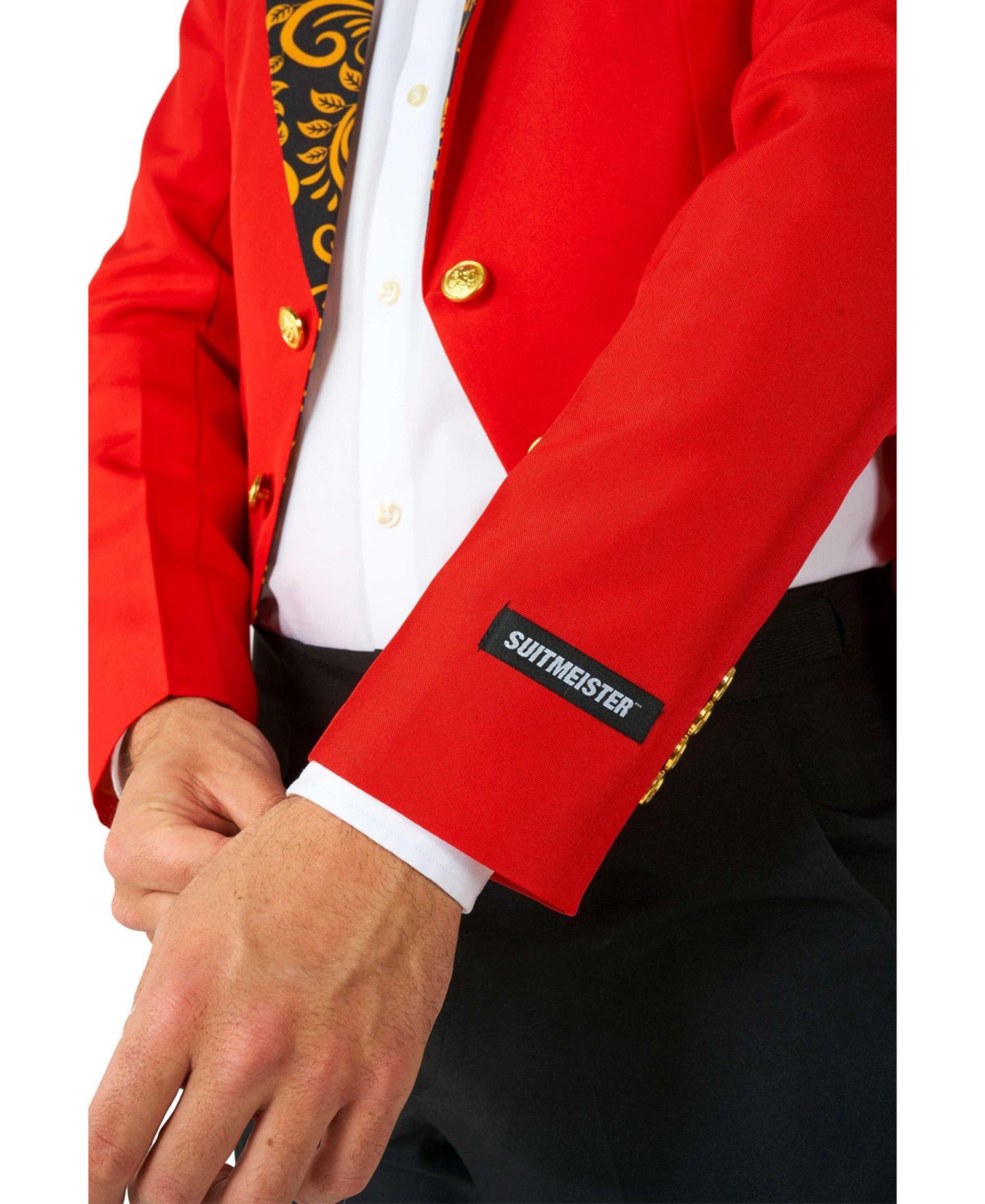 Suitmeister Men's Circus Costume - Tailcoat Costume Suits, цвет: Красный — фото 3