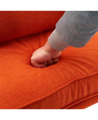 Upholstered Single Lounge Chair, Stylish Indoor Accent Chair for Living Room