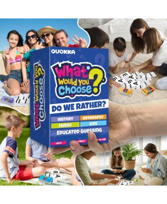 What Would You Choose - Family Card Game for Kids Ages 6-8