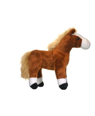 Cuddlekins Brown Horse Stuffed Animal, 12 Inches