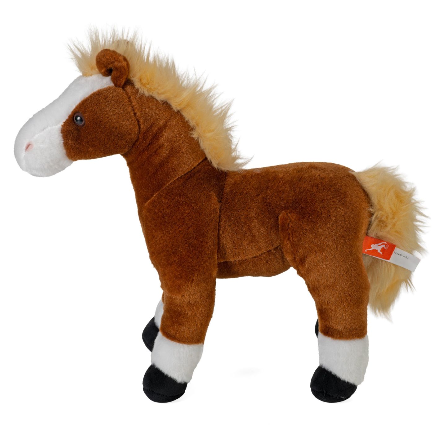 Детская мягкая игрушка Wild Republic Horse Plush, Stuffed Animal, Plush Toy, Gifts for Kids, Cuddlekins, Brown 12 Inches — фото 2