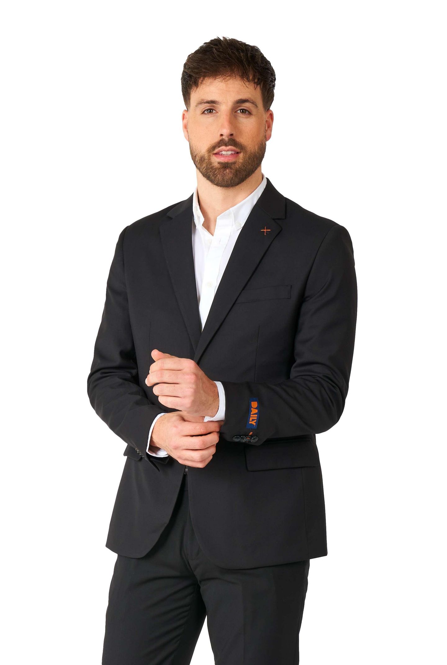 OppoSuits Men's Daily Suits - Casual Two Piece Suits, цвет: Чёрный — фото 3