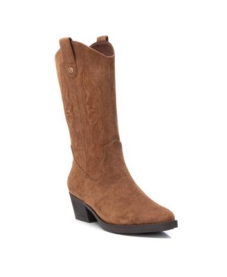 Women's Italian Western Suede Boots By XTI