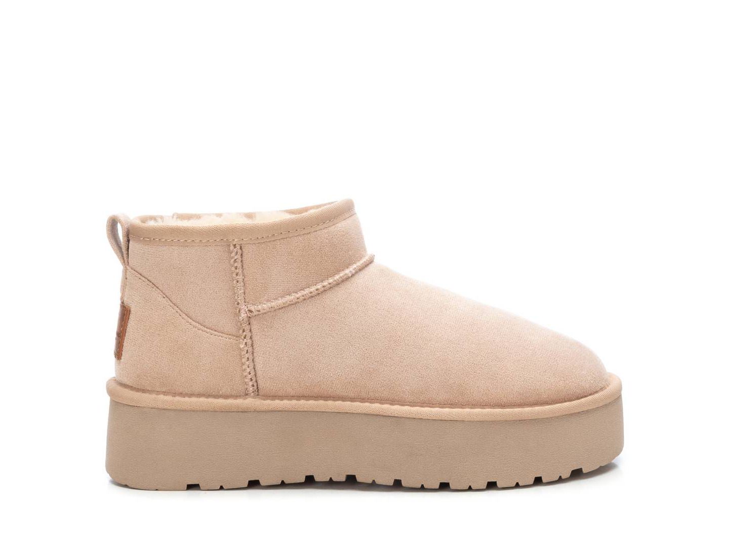 Женские ботинки XTI Winter Suede Booties, цвет: Бежевый — фото 2