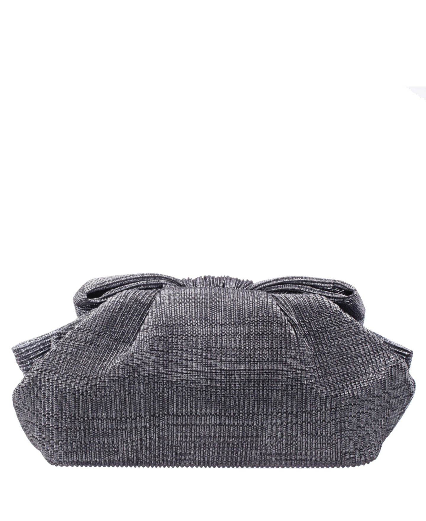 Женский клатч Nina Pleated Metallic Frame Magnetic Clutch, цвет: Графитовый металлик — фото 2