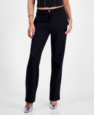 GUESS - Women's Zoe Slim-Fit High-Rise Pants