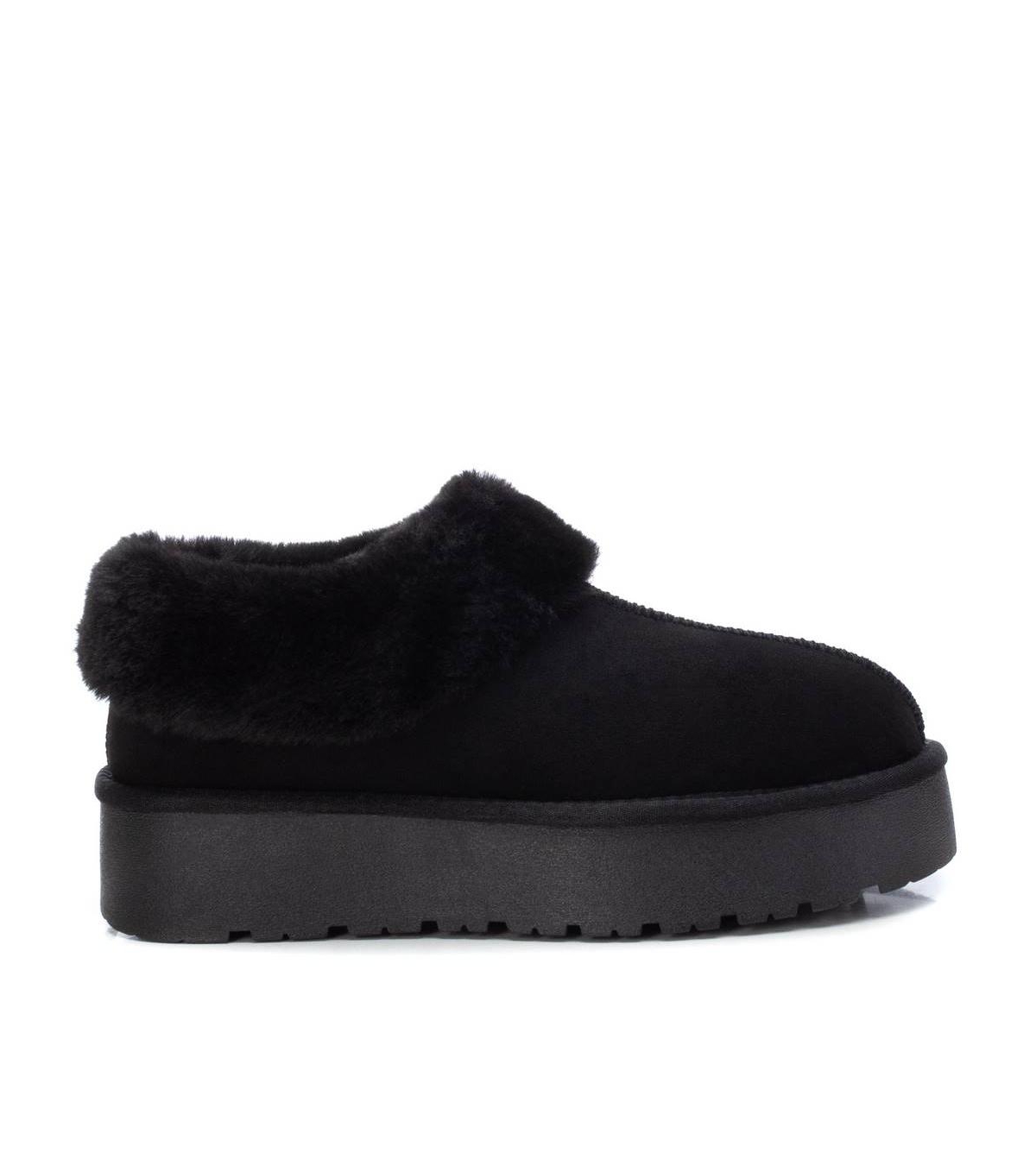 Women's Winter Suede Clogs By - Black