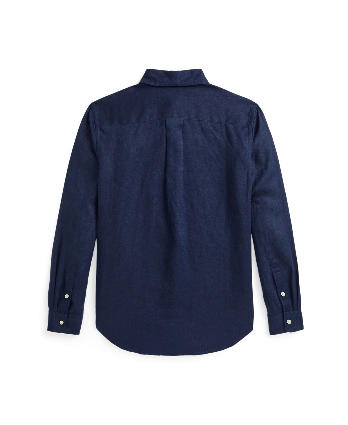 Polo Ralph Lauren Boy's Linen Long-sleeve Button-front Shirt. Size 2-7 In Newport Navy