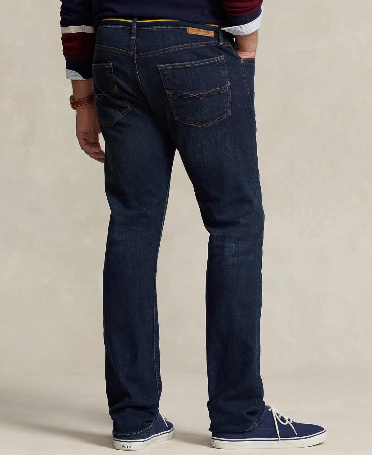 Polo Ralph Lauren Men's Big & Tall Hampton Relaxed Straight Jeans
