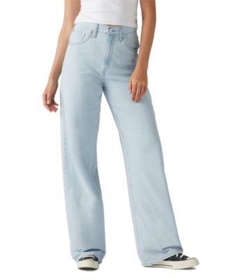 Levi's Women's Cinch-Waist Lightweight Baggy Jeans Macy's