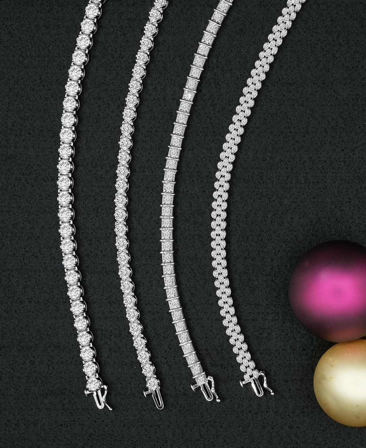 Diamond Tennis Bracelet (2 ct. t.w.) in 14k White or Yellow Gold