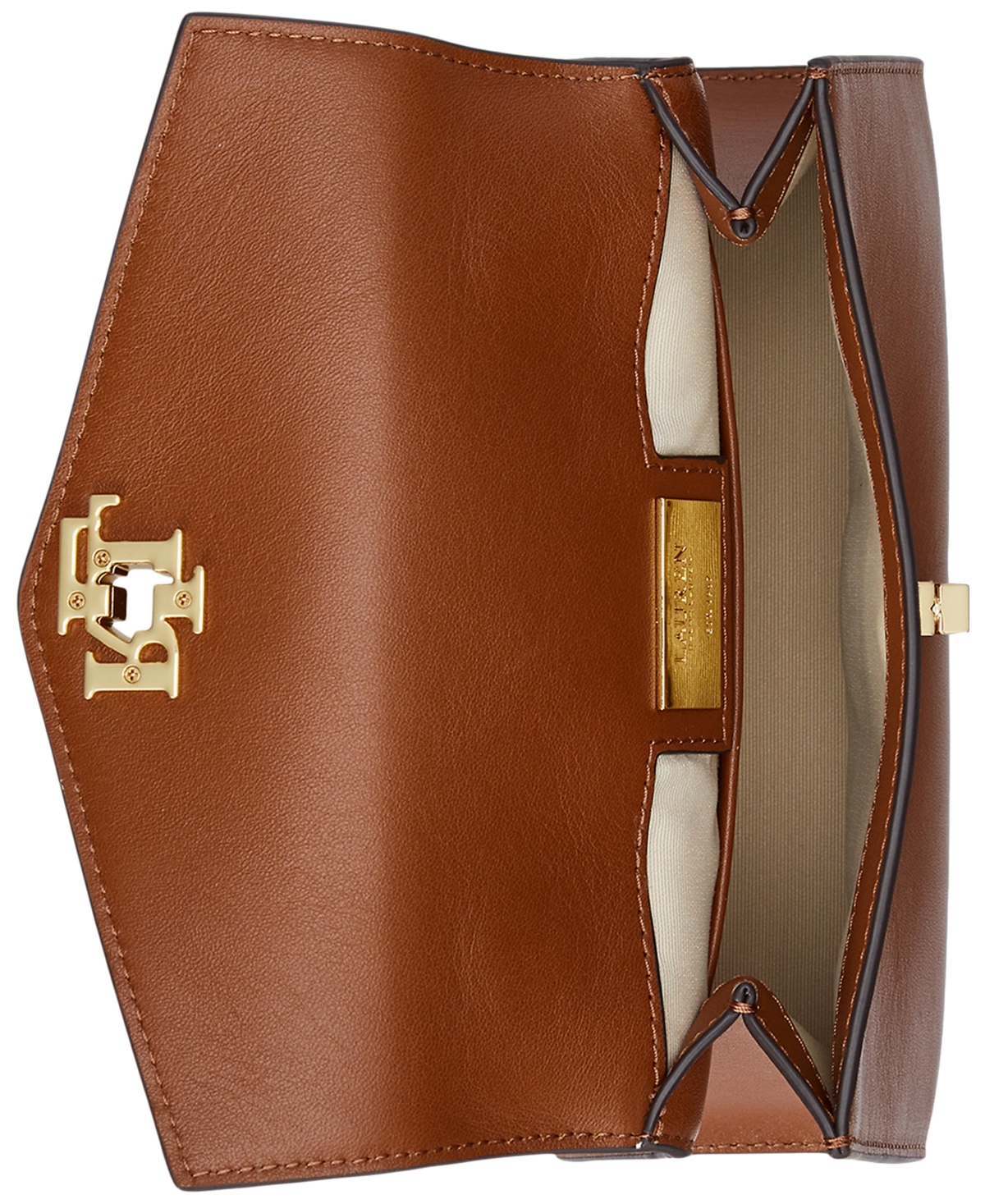 Lauren Ralph Lauren Leather Farrah Satchel