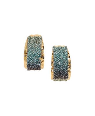 Sohi Womens The Glacier Hoop Earrings - Pink 89$