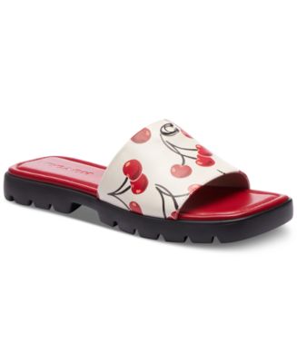 コーチ Florence Sandal With Cherry Print COACH Women's Florence Cherry Print Sandals - Macy's