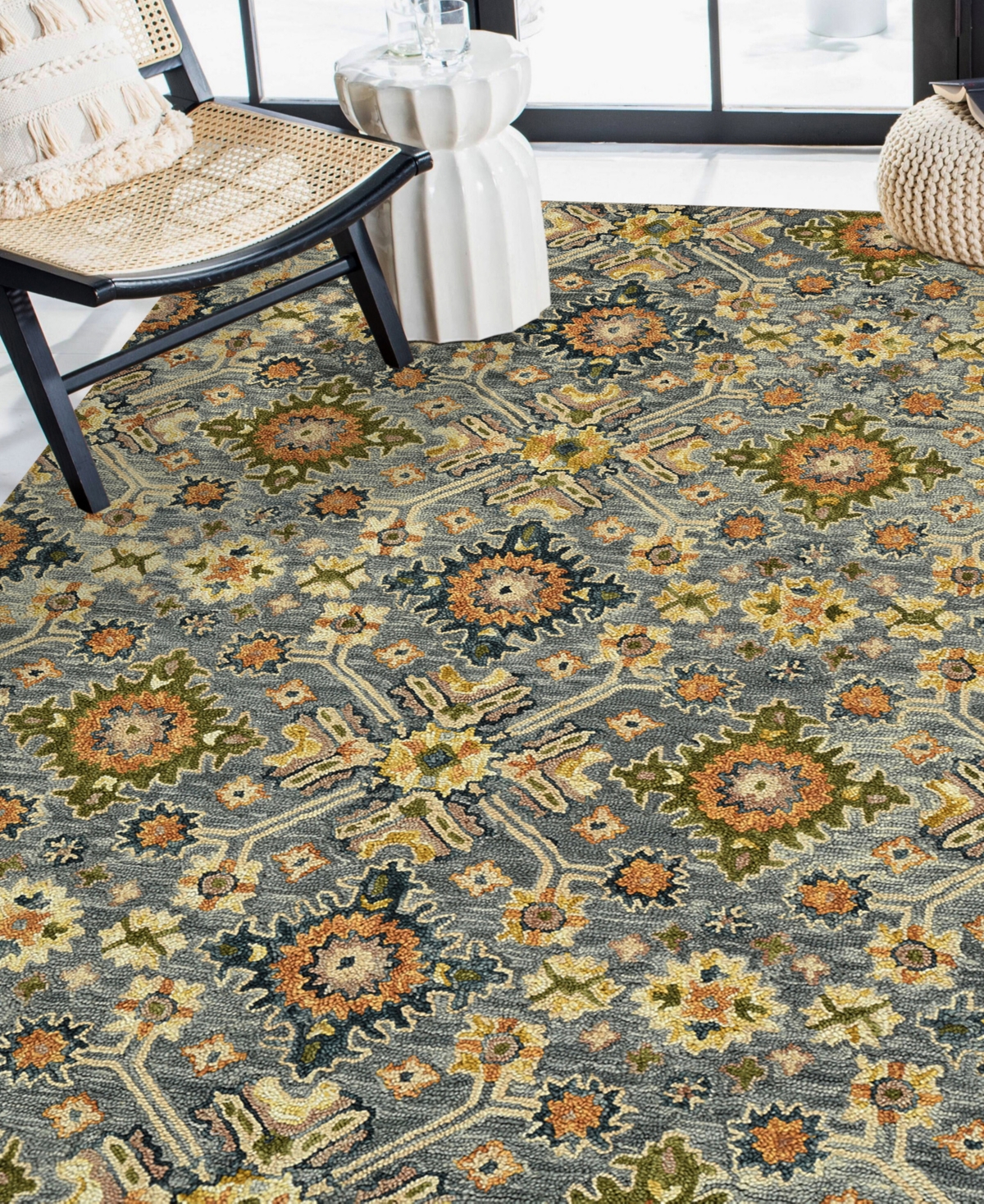 Amer Rugs Jackson Jac5 8'x10' Area Rug In Gray
