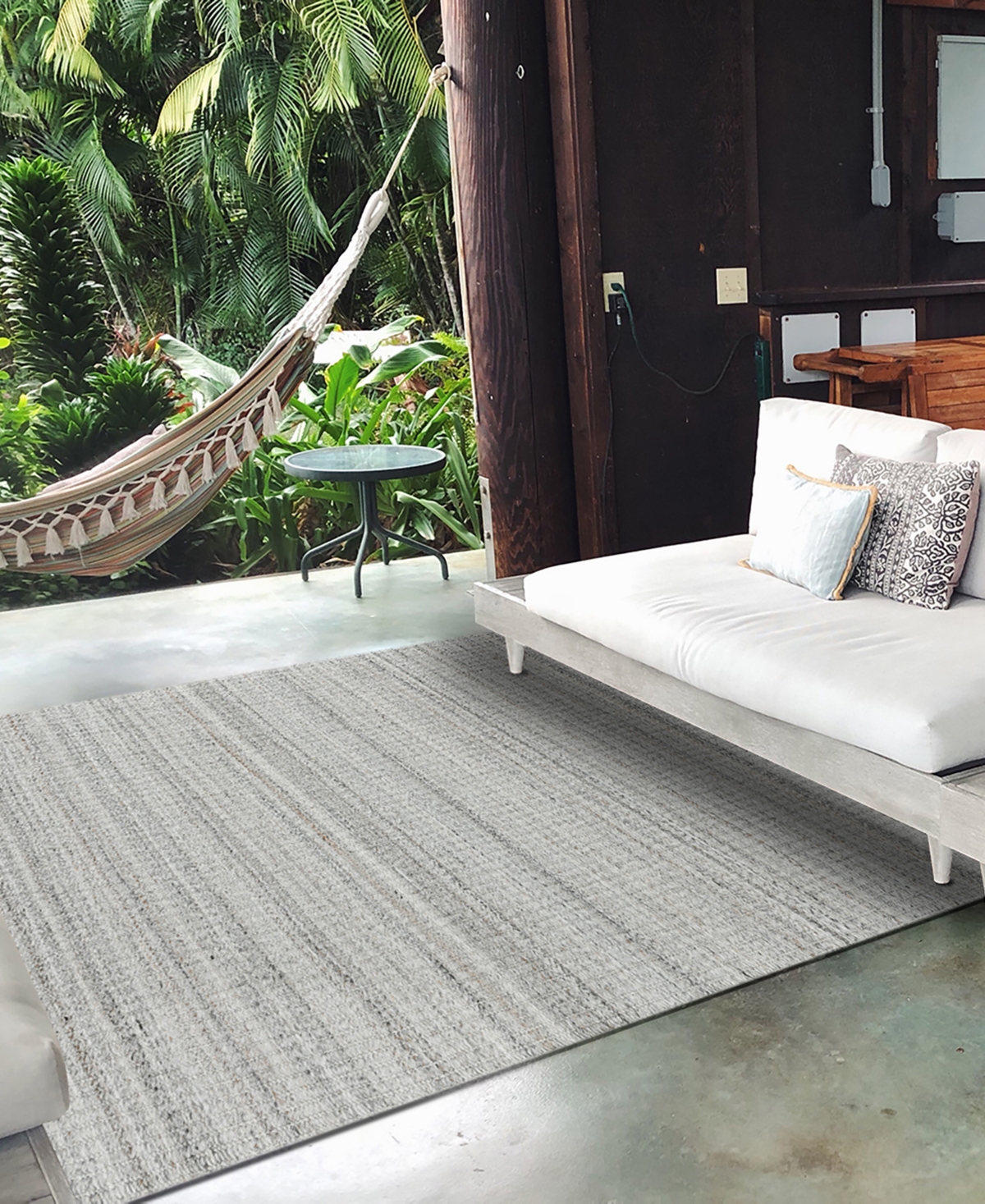 Amer Rugs Atlantic Atn2 5'x8' Area Rug In Gray