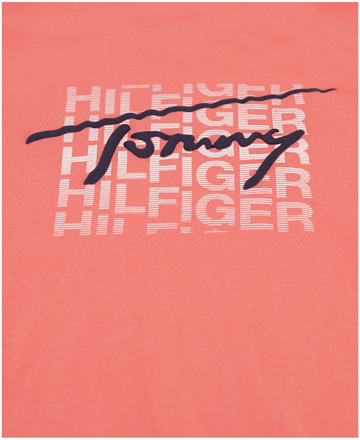 Tommy Hilfiger Big Boy Signature Slant Short Sleeve Tee