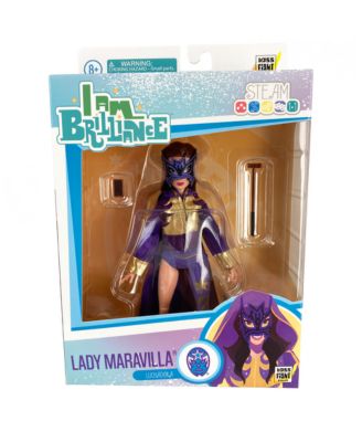 Lady Maravilla. 6" Doll. A  brand new line of Action Dolls! Each character explores a fascinating career option, with articulation meant to bring the dolls into a variety of poses, all with soft goods and rooted hair for fun styling!
