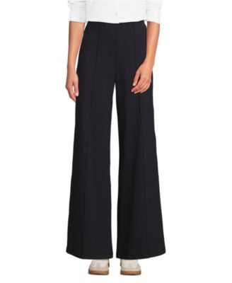 Lands End Women s Starfish High Rise Palazzo Pants Black