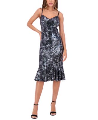 Siena - Women's Sequined Fit & Flare Dress