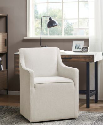 24.5" Charlotte Wide Dining Chair with Casters
